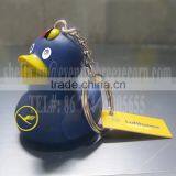 Wholesale Mini Purple Construction Worker Rubber Duck Keychain thumbnail-4