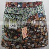 Printed Wrap Skirt thumbnail-2