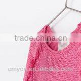 2014 Girl's Lovely Frills Knitted Pullover Sweater thumbnail-4