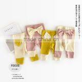 0-3 Years Wholesale 2017 New Autumn Cotton Bow Baby Pants (pick Size Color) thumbnail-1