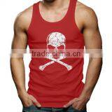 China Printing Cotton Wholesale Mens Custom Gym Stringer Vest thumbnail-6