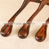 New Design Vintage Clothes Hangers Decent Luxury Style Wooden Pants Hanger Wide Shoulder Wood Coat Hanger thumbnail-2