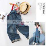 S17656A Classic Spring Autumn Children's Jeans Overalls thumbnail-2