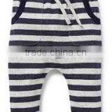 2016 Hot Sales Superior Quality Elastic Waistband With Internal Drawstring Cotton Baby Toddler Legging Baby Pants thumbnail-1