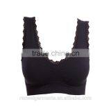 Gym Women Padded Sports Black Yoga Women Bra thumbnail-2