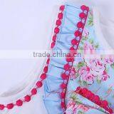 Sky Blue Flower Girl Dress Child Clothes thumbnail-4