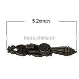 Antique Bronze Flower Jewelry Wooden Box Pull Handle Drawer Knobs thumbnail-3