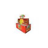 Colorful Recyclable Cardboard Counter Display Art Paper For Gum Advertising