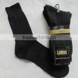 3 Pairs a Pack Men Ribbed Dress Socks Men Double Cylinder Needle Socks thumbnail-1
