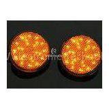 Yellow 24 LED 12V Brake Lights For Motorcycles Or Trucks , SMD LED Tail Light thumbnail-1