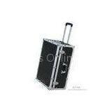Black Plywood Flight Case With Pull-out Handle , 1mm Fireproof Plywood Outside the Case thumbnail-1