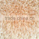 Warp Stretch Knitted Warm Peacock Cashmere Silver Faux Fur Plush Fabric thumbnail-4