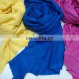 Cashmere Shawl and Stole 2 ply in solid colours