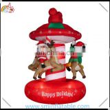 Promotion inflatable carousel, led inflatable amusement christmas decor for outdoor event from china supplier