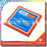 Cute silicone pvc cup coaster factory manufacture