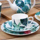 Plate Dishes Stoneware Dinnerware Set Blue Glaze Ceramic Colorful Tableware thumbnail-2