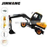 Japanese Used Multifunction Mini Digger Wheel Excavator for Sale thumbnail-6