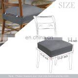 Stretch Spandex Jacquard Dining Chair Seat Cover Waterproof Removable and Washable Dustproof Dining Chair Cushion Seat Cover thumbnail-3