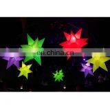 Luxurious Night Club Decoration Advertising Hanging Props RGB Color LED Light Inflatable Star thumbnail-1
