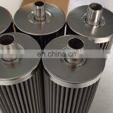 304 Stainless Steel Wire Mesh Pleated Metal Filter Element With Threaded Interface