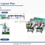In Stock Supply High Efficiency One Drag Two Plane Face Mask Making Machine thumbnail-4