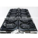 Professional Replaceable Taiyaki Pan Waffle Maker Fish Shape Taiyaki Machine For Restaurant thumbnail-4