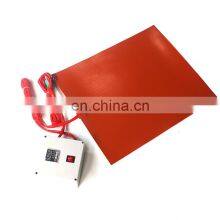 Customized Industrial Electric Flexible Silicone 3d Printer Heated Bed 240v