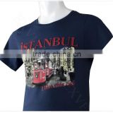 Istanbul blue shirt 100% cotton high quality Taksim tshirt