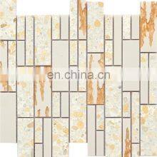 8mm Thickness Hotel Project Mixed Material Mosaic Tile Mosaic Pins Pastilha Glass Mosaic Tile thumbnail-2