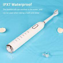 OEM K2 Portable Travel Electric Toothbrush 5 Cleaning Modes Rechargeable Sonic Electric Toothbrush IPX7 Waterproof thumbnail-5