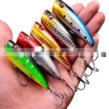 5 Colors 6.5cm, 8g Plastic Bait Fishing Gear Wholesale Topwater Fishing Popper thumbnail-2