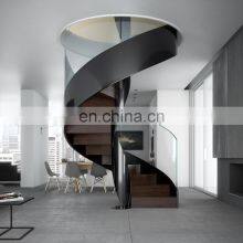 High Quality Best Selling Glass Spiral Stair/led Step Wooden Staircase thumbnail-5
