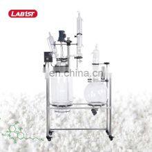5l 10l 30l 30 L 100l 5 50 100 Liter 200l Isolate Vacuum Filter Crystallization Jacketed Glass Reactor With Filter Plate