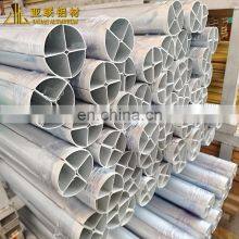 Customized Aluminum Extrusion Flat Tube,brushed Aluminum Table Legs Aluminum Profile Square Tube Table Leg thumbnail-2