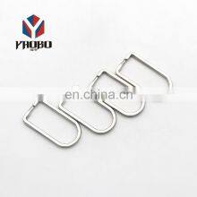 Custom Metal D Shaped Flat Split Key Ring Keychain Key Ring Accessories thumbnail-5