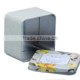 Small Square Cosmetic Package Metal Soap Tin Box thumbnail-2