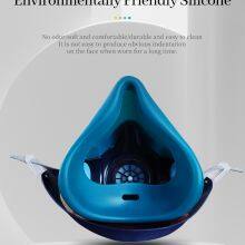 850P Reusable Half Face Cover - Respirator Mask With Filters for Painting, Dust, Welding, Resin and Organic Vapor Gas thumbnail-2