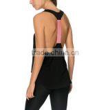 2015 China Manufacturer Customized the Latest Design Elastic Back Tank Top thumbnail-2