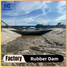 PVC-Coated Inflatable Rubber Dam for Efficient Water Diversion and Level Control in Canals thumbnail-2
