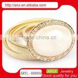 New Products Ladies Waist Chain Solid Gold Chain White Agate Belly Chain thumbnail-1