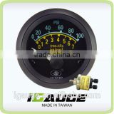 GO520S 2 inches Black color Electric Pressure Oil Gauge