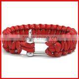 Fashion Stainless Steel Gold Clasp 550 Custom Paracord Bracelet thumbnail-6