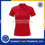 Hot sale Pique cotton women style 100% polo t-shirts in 2016                        
                                                Quality Choice