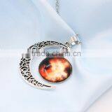 Factory Wholesale Sky Moon Time Necklace Star Cross Jewelry Quality Choice thumbnail-6
