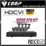 H.264 Dual-stream compression 4CH 1080P Full HD- CVI Security system