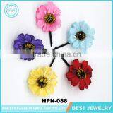 Wholesale Colorful Rose Fabric Flower Women Hair Accessories thumbnail-2