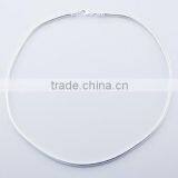 Sterling Silver Snake Chain Necklace Smart 1. 18 Inch - 45 cm thumbnail-1