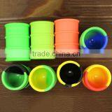 Nonstick Butane Hash Silicone Container for Wax Oil FDA Dab Wax Silicone Oil Drum Extract Silicone Storage Barrel