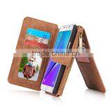 Caseme PU Leather Case With Zipper Wallet Bag for Samsung NOTE5 Multiple Card Slot Stand Flip Case for NOTE5 thumbnail-6