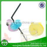 Decorative Plastic Flamingo Colored Swizzle Cocktail Drink Straws thumbnail-5